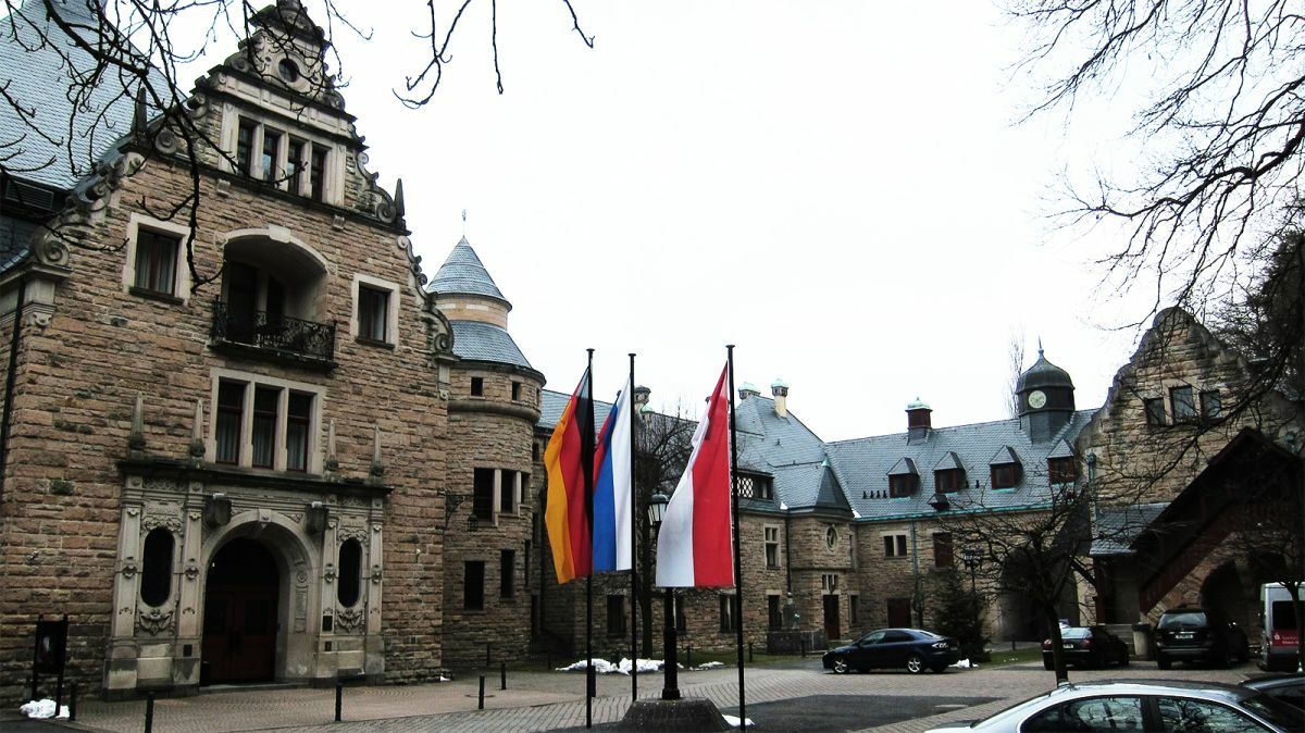 Schloss Hotel Wolfsbrunnen Schwebda Esterno foto